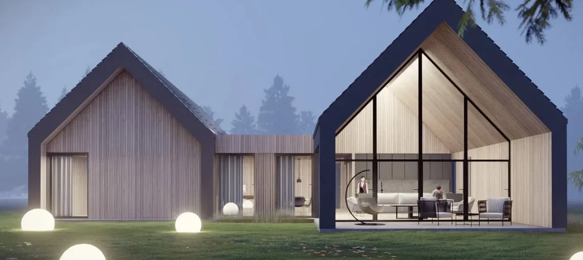 Nowoczesna stodoła jako dom energooszczędny